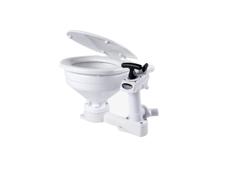 TOALETA JACHTOWA STACJONARNA RĘCZNA MORSKA SEAFLO SFMTM-01

